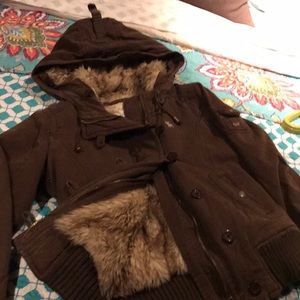 Abercrombie & Fitch Brown Winter Jacket